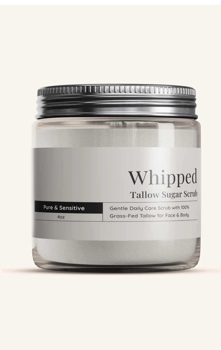 Whipped Tallow Sugar Scrub Pure & Sensitive