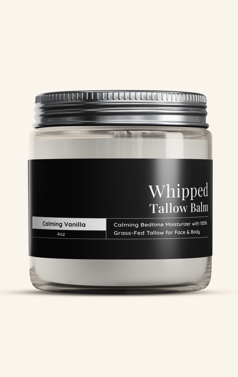 Vanilla-Balm.webp Whipped Tallow Balm Calming Vanilla